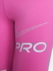 Nike Pink Pro Graphic Full Length Training Leggings - Image 5 of 14