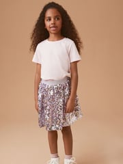 Pink/Purple Sequin Skirt (3-16yrs) - Image 1 of 7