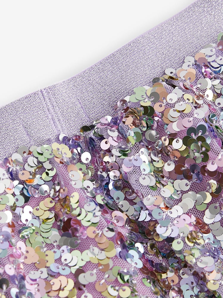 Pink/Purple Sequin Skirt (3-16yrs) - Image 7 of 7
