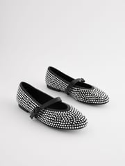 Black Forever Comfort® Jewel Mary Jane Shoes - Image 4 of 8