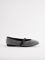Black Forever Comfort® Jewel Mary Jane Shoes - Image 5 of 8