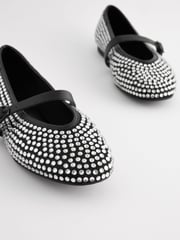 Black Forever Comfort® Jewel Mary Jane Shoes - Image 6 of 8