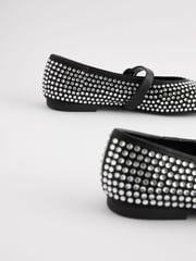 Black Forever Comfort® Jewel Mary Jane Shoes - Image 7 of 8