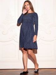 Seraphine Blue Viera Sparkly Peachey Dress - Image 1 of 7