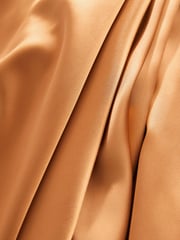 Gold Satin Long Sleeve Top - Image 6 of 6