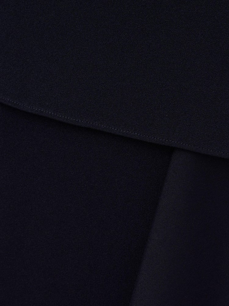 Adrianna Papell Blue Studio Beaded Knit Crepe Gown - Image 7 of 7