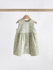 Teal Blue/ Pink/ Whire Seaside Print Baby Vest Rompers 3 Pack - Image 10 of 16