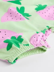 Multi Bright Fruit Baby Vest Rompers 3 Pack - Image 7 of 8
