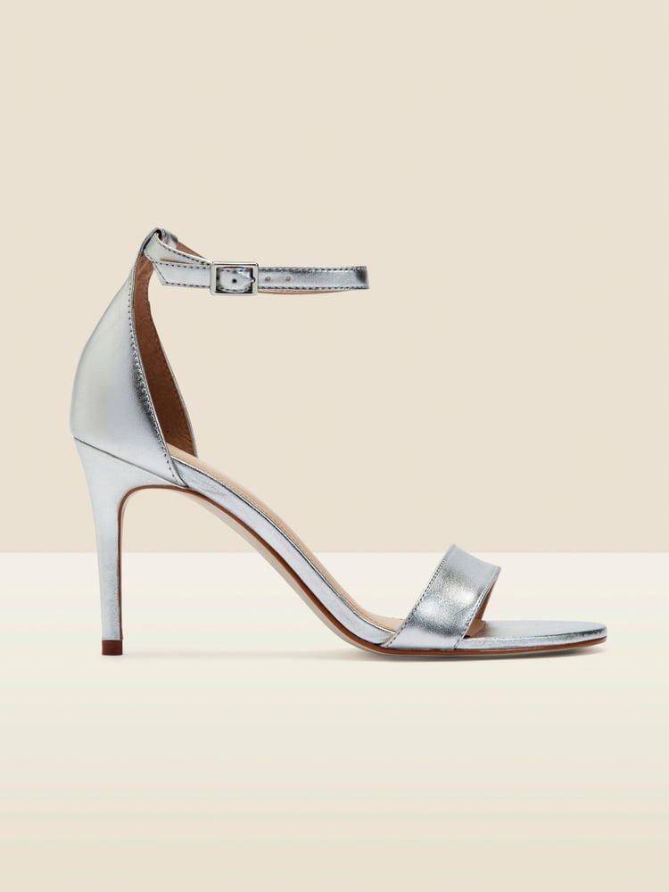 Sosandar Silver Barely There High Heel Sandals - Image 1 of 3 Sosandar Silver Barely There High Heel Sandals - Image 1 of 3
