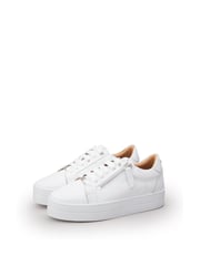 Moda In Pelle Abbiy Chunky Slab Sole Side Zip Lace Up Trainers - Image 2 of 4