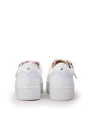 Moda In Pelle Abbiy Chunky Slab Sole Side Zip Lace Up Trainers - Image 3 of 4