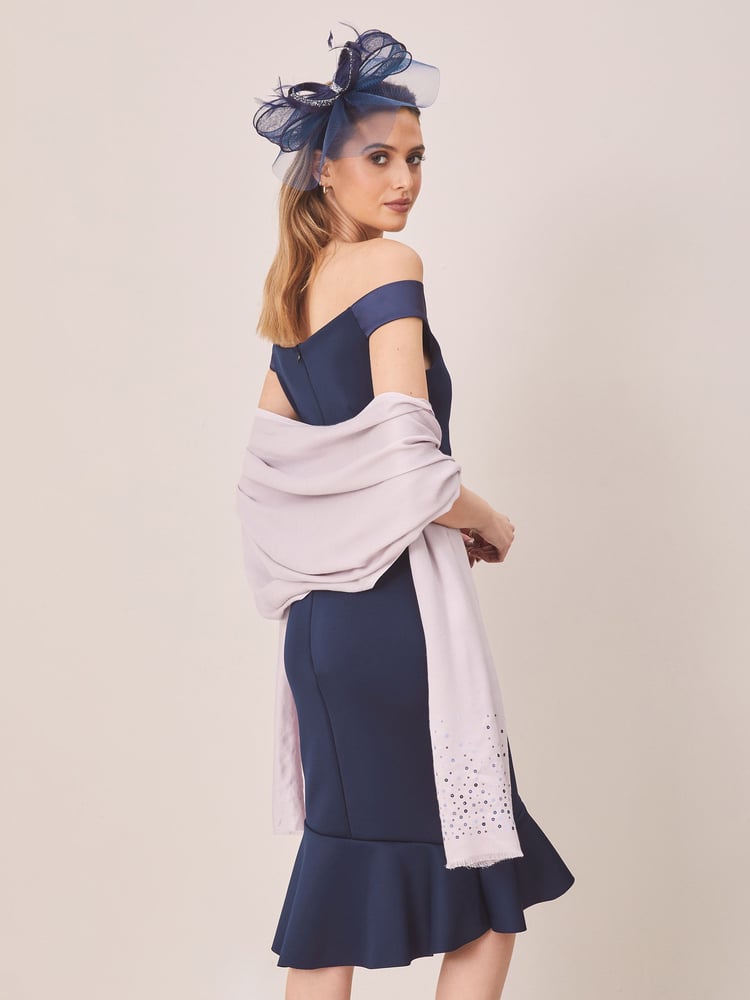Lipsy Navy Blue Diamante Bow Fascinator Headband - Image 2 of 4 Lipsy Navy Blue Diamante Bow Fascinator Headband - Image 2 of 4