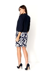Roman Blue 3/4 Sleeve Rochette Jacket - Image 2 of 4