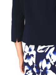 Roman Blue 3/4 Sleeve Rochette Jacket - Image 4 of 4