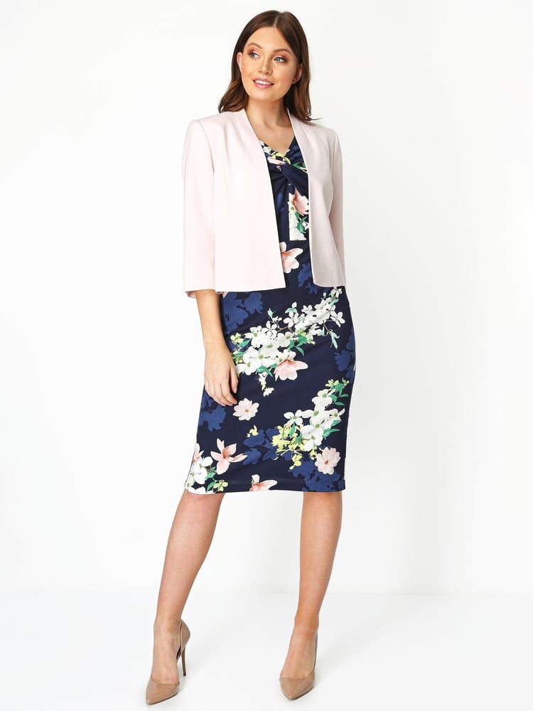 Roman Pink 3/4 Sleeve Rochette Jacket - Image 4 of 4