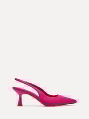 Linzi Pink Presley Stiletto Pointed Court Heels - Image 2 of 5