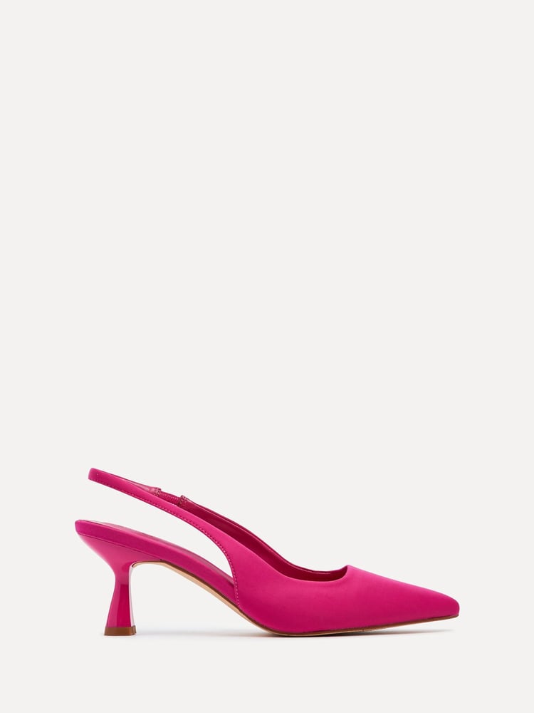 Linzi Pink Presley Stiletto Pointed Court Heels - Image 2 of 5