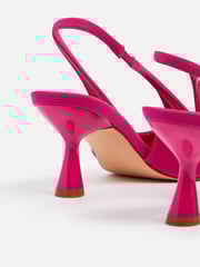 Linzi Pink Presley Stiletto Pointed Court Heels - Image 5 of 5