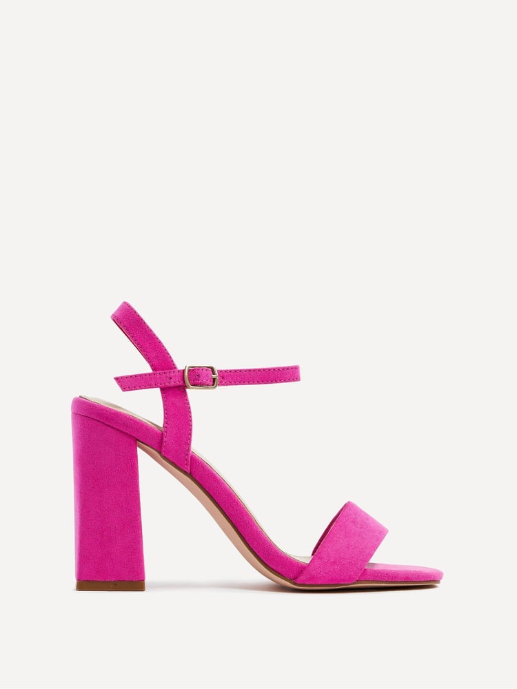 Linzi Pink Beverley Square Toe Block Heeled Sandals - Image 2 of 5