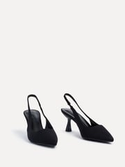 Linzi Black Presley Stiletto Pointed Court Heels - Image 3 of 5