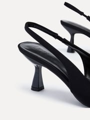 Linzi Black Presley Stiletto Pointed Court Heels - Image 4 of 5