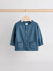 Blue 100% Cotton Cardigans 2 Pack (0mths-3yrs) - Image 4 of 9
