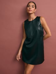 Black Bow Back Glitter Mini Dress - Image 3 of 7