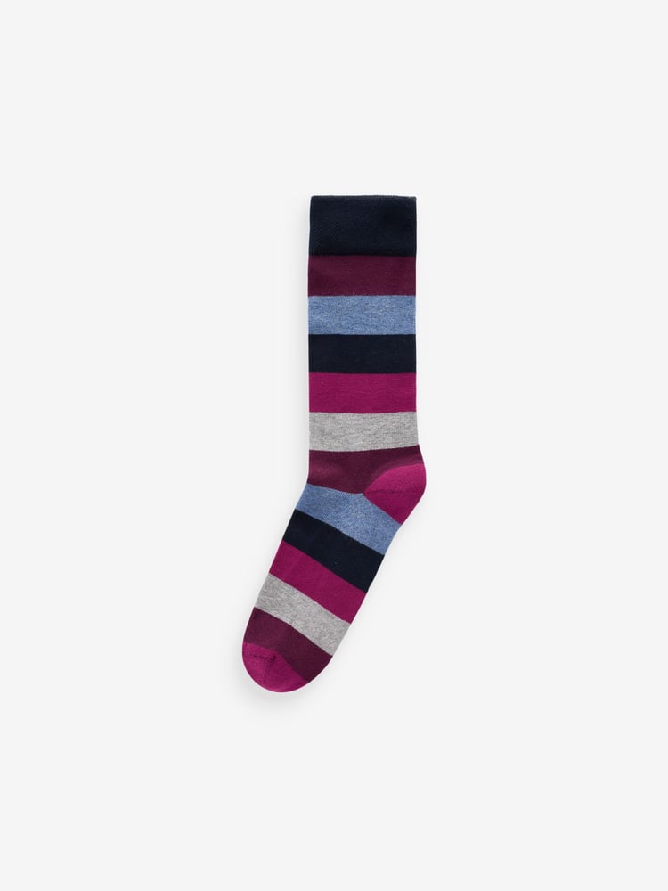 Gestreift - 5er-Pack - Komfort-Socken mit gepolsterter Sohle - Bild 2 von 8