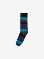 Gestreift - 5er-Pack - Komfort-Socken mit gepolsterter Sohle - Bild 3 von 8