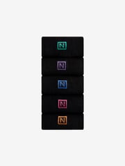 Schwarz, heller Absatz - 5er-Pack - Komfort-Socken mit gepolsterter Sohle - Bild 2 von 9