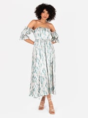 Lovedrobe Split Leg Bardot Midaxi Dress - Image 1 of 5