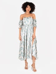 Lovedrobe Split Leg Bardot Midaxi Dress - Image 3 of 5