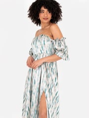 Lovedrobe Split Leg Bardot Midaxi Dress - Image 4 of 5