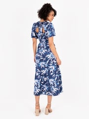 Lovedrobe Wrap Front Puff Sleeve Midaxi Dress - Image 2 of 5