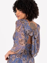 Lovedrobe Pink Wrap Front Maxi Dress With Elasticated Waist Detail - Image 5 of 6