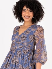 Lovedrobe Pink Wrap Front Maxi Dress With Elasticated Waist Detail - Image 6 of 6