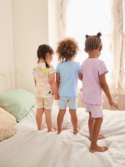 Purple Character Short Pyjamas 3 Pack (9mths-12yrs) - Image 2 of 13