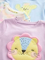 Purple Character Short Pyjamas 3 Pack (9mths-12yrs) - Image 4 of 13