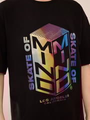 Black/ Metallic Skate of Mind Short Pyjamas 2 Pack (3-16yrs) - Image 5 of 7
