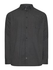 BadRhino Big & Tall Black 100% Cotton Poplin Shirt - Image 2 of 3
