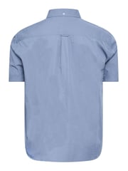 BadRhino Big & Tall Blue Short Sleeve 100% Cotton Poplin Shirt - Image 3 of 3