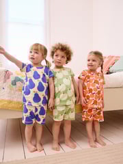 Blue/Red/Green Fruit Short Pyjamas 3 Pack (9mths-12yrs) - Image 4 of 7