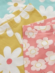 Multi Floral Short 100% Cotton Pyjamas 3 Pack (9mths-8yrs) - Image 8 of 8