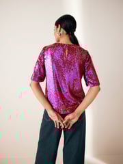 Pink Sequin T-Shirt - Image 3 of 6