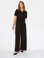 Long Tall Sally Black Utility Jumpsuit - Image 1 of 4