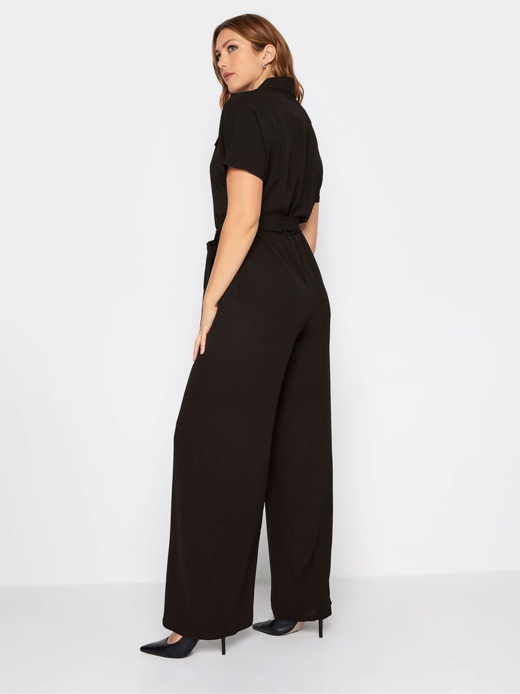 Long Tall Sally Black Utility Jumpsuit - Image 2 of 4