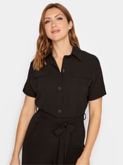 Long Tall Sally Black Utility Jumpsuit - Image 4 of 4