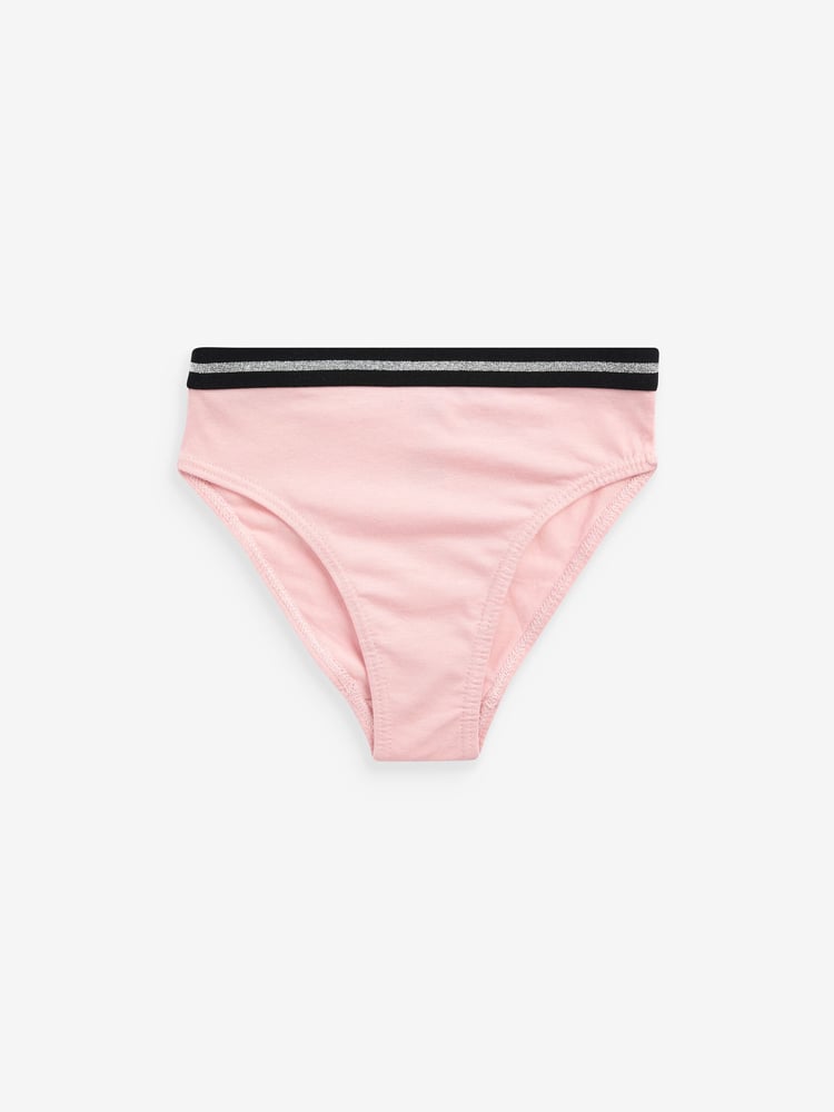 River Island Black Girls Multipack of 6 Foil Script Briefs - Image 2 of 5 River Island Black Girls Multipack of 6 Foil Script Briefs - Image 2 of 5