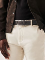 Grey Signature Suede Textured Belt - Image 1 of 3