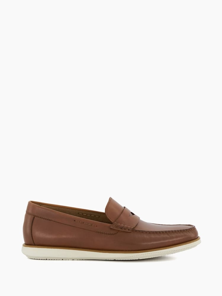 Dune London Brown Standard Fit Berkly Sole Loafers - Image 2 of 5
